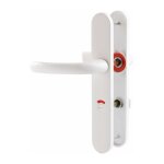 Hoppe et cie - poign�e de porte int�rieure - tokyo blanc pur - condamnation � voyant - 195 mm