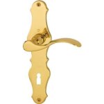 Hoppe - plaque poign�e porte weimar m112sln / 2007 ms f71 pz 72mm din gauche / droite