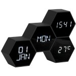 Horloge  poser six in the mix - hauteur 12 cm - present time