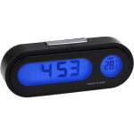 Horloge de voiture, horloge num�rique de voiture avec thermom�tre horloge de tableau de bord de v�hicule ...