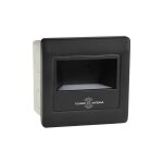 Horoz electric - spot led mural carr� noir avec d�tecteur micro - ondes 2w (eq. 16w) 4200k dim. 86x86mm ...