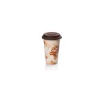 Hot coffee travel mug isotherme en c�ramique motif adventure - delonghi