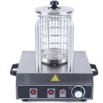 Hot - dog machine professionnel avec 2 brochettes chauffantes chauffe saucisses appareils restaurant ...