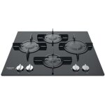 Hotpoint ftghg 641 d / ha(bk) table de cuisson encastrable noire 60 cm gaz 4 feux