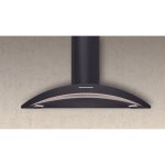 Hotte arcadia cm. 90 - noire - 800 m3 / h