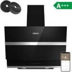 Ciarra - hotte aspirante 60cm app contr�le 650m3 / h booster a + + + recyclage 736nbk60