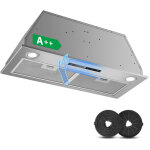 Hotte aspirante 72cm encastrable, 400m� / h, hotte cuisine, 3 vitesses & fonction booster, gestuelle, ...