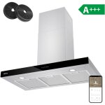 Ciarra - hotte aspirante 90cm app contr�le 650m3 / h classe a + + + 4 vitesses booster cd9102s