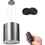 Hotte aspirante �lot 700 m� / h, central cuisine � 35cm avec 2 filtres � charbon, 3 vitesses et fonction ...