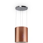 Klarstein - hotte aspirante d'îlot barett Ø35cm recirculation 558 m³ / h led filtre à charbon actif Klarstein - hotte aspirante d'îlot barett Ø35cm recirculation 558 m³ / h led filtre à charbon actif