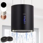 Klarstein - hotte aspirantelot barett 35cm recirculation 558 m / h led filtre  charbon actif