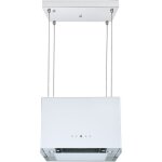 Respekta - hotte d'aspiration hotte �lot 50 cm suspendue hotte design blanche touch