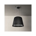 Hotte cuisine elica suspendue inox noir juno 50 cm - nouvelle version