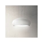 Hotte cuisine elica suspendue seashell blanc mat 80 cm