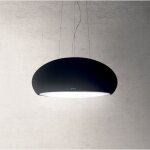 Hotte cuisine elica suspendue seashell noir mat 80 cm