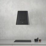 Hotte cuisine silverline suspendue neat noir mat 50 cm