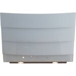 Hotte cuisine verticale silverline city verre tremp� blanc 60 cm