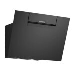 Hotte d�corative inclin�e 60cm 427m3 / h noir siemens lc67jfn60