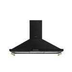 [jamais utilise] hotte d�corative murale silverline osiris 90cm noir - ho0019009
