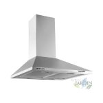 Hotte d�corative orbegozo 60 cm, 3 vitesses, 2 filtres amovibles, 2 ampoules, finition inox, chemin�e ...