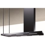 Baraldi - hotte elea isola cm. 146x60 chemine droite - noire - 800 m3 / h