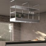 Baraldi - hotte mensola isola cm. 176x54 - inox - 900 m3 / h