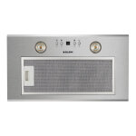 Hotte motorise encastrable - dbit maximum : 500 m3 / h - dcor : inox - diamtre sortie : 120 ou 150 ...