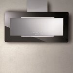 Baraldi - hotte trisia cm. 90 - inox, verre noir - 800 m³ / h Baraldi - hotte trisia cm. 90 - inox, verre noir - 800 m³ / h