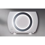 Baraldi - hotte nima cm. 90 - verre blanc - 800 m3 / h