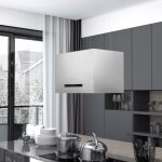 Vidaxl - hotte suspendue  capteur tactile lcd 55 cm acier inoxydable