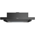 Whirlpool - hotte tlscopique encastrable, 3 vitesses, filtre  charbon inclus, filtres aluminium lavable ...