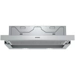Siemens - hotte t�lescopique 60cm 389m� / h argent m�tallis� li64mb521
