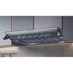 Baraldi - hotte thema cm. 60 - inox, noir - 270 m3 / h - filtre à charbon inclus Baraldi - hotte thema cm. 60 - inox, noir - 270 m3 / h - filtre à charbon inclus