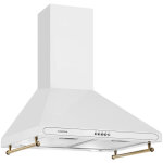 Klarstein ? hotte casquette 60 cm r�tro ? d�bit d'air 644, 5 m� / h ? 3 niveaux de puissance ? �clairage ...