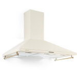 Klarstein - hotte victoria 90 90 cm r�tro design 644, 5 m� / h 2 lampes led