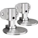 Houhence - 2 pi�ces butee de porte magnetique en m�tal, but�e de porte magn�tique invisible solide avec ...