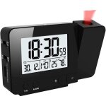 Houhence - horloge de projecteur � affichage led avec r�tro - �clairage, r�veil rotatif, fonctionne � ...