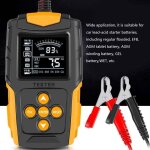 Houhence - testeur de batterie de voiture 12v / 24v lcd analyseur de batterie num�rique outil de diagnostic ...