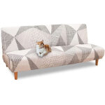 Housse de canap� sans accoudoir 3 places extensible universel lavable couverture canap� - lit ajustable ...