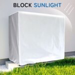 Housse pour climatiseur ext�rieur, r�sistante � la neige, housse pour pompe � chaleur, housse imperm�able ...