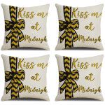 Housse de coussin d�corative pour canap�, parfaite pour les f�tes de fin d'ann�e, d�corations de no�l ...