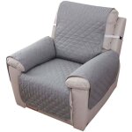 Housse fauteuil relax 1 place, housse de canap� protecteur inclinable imperm�able pour chambre (gris ...