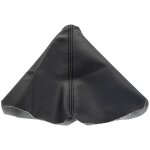 Housse de levier de vitesse en cuir pu noir pour voiture, housse anti - poussi�re pour pommeau de levier ...