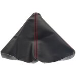 Housse de levier de vitesse en cuir pu noir pour voiture, housse anti - poussi�re pour pommeau de levier ...