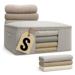 Housse de literie pour ranger les v�tements sous le lit, sac de rangement gris clair, taille s