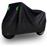 Housse de moto robuste avec ?illet antivol, r�sistante � l'eau, pour scooter et protection ext�rieure ...