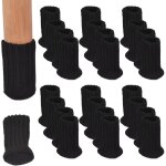 Housse de pied de table et chaise tricot�e double epaisseur lavable anti bruit et anti usure protection ...