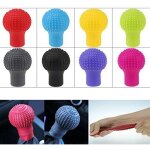 Housse de pommeau de voiture silicone protection levier de vitesse noir beije gris universel