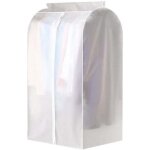 Housse de protection anti - poussi�re penderie, housse de costume transparente enti�rement ferm�e, manteau ...