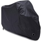 Housse de protection pour moto imperm�able, r�sistant au froid et intemp�ries 190t noir prot�ge de la ...